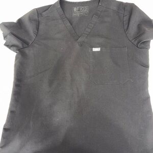 FIGS Black V-Neck Scrub set